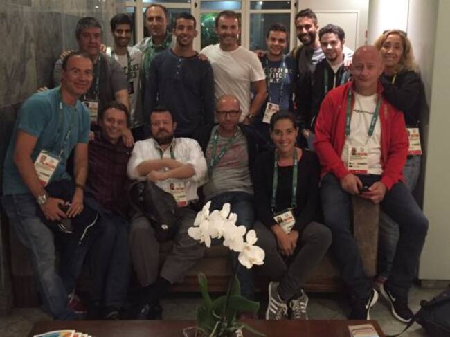 El equipo de la SER en los Juegos Olímpicos de Río.