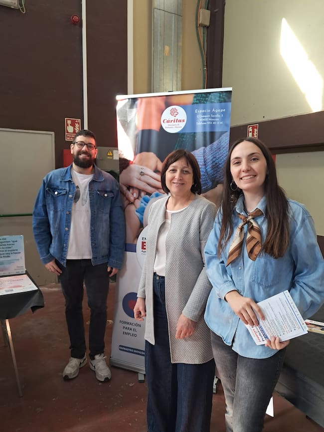V Encuentro Conócenos Binéfar. Alejandro Aventín, Begoña Mur y Carmen Borobio