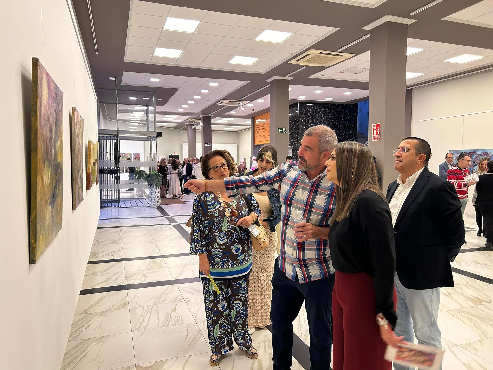 Inauguración de la exposición de pintura de Ignacio Belda