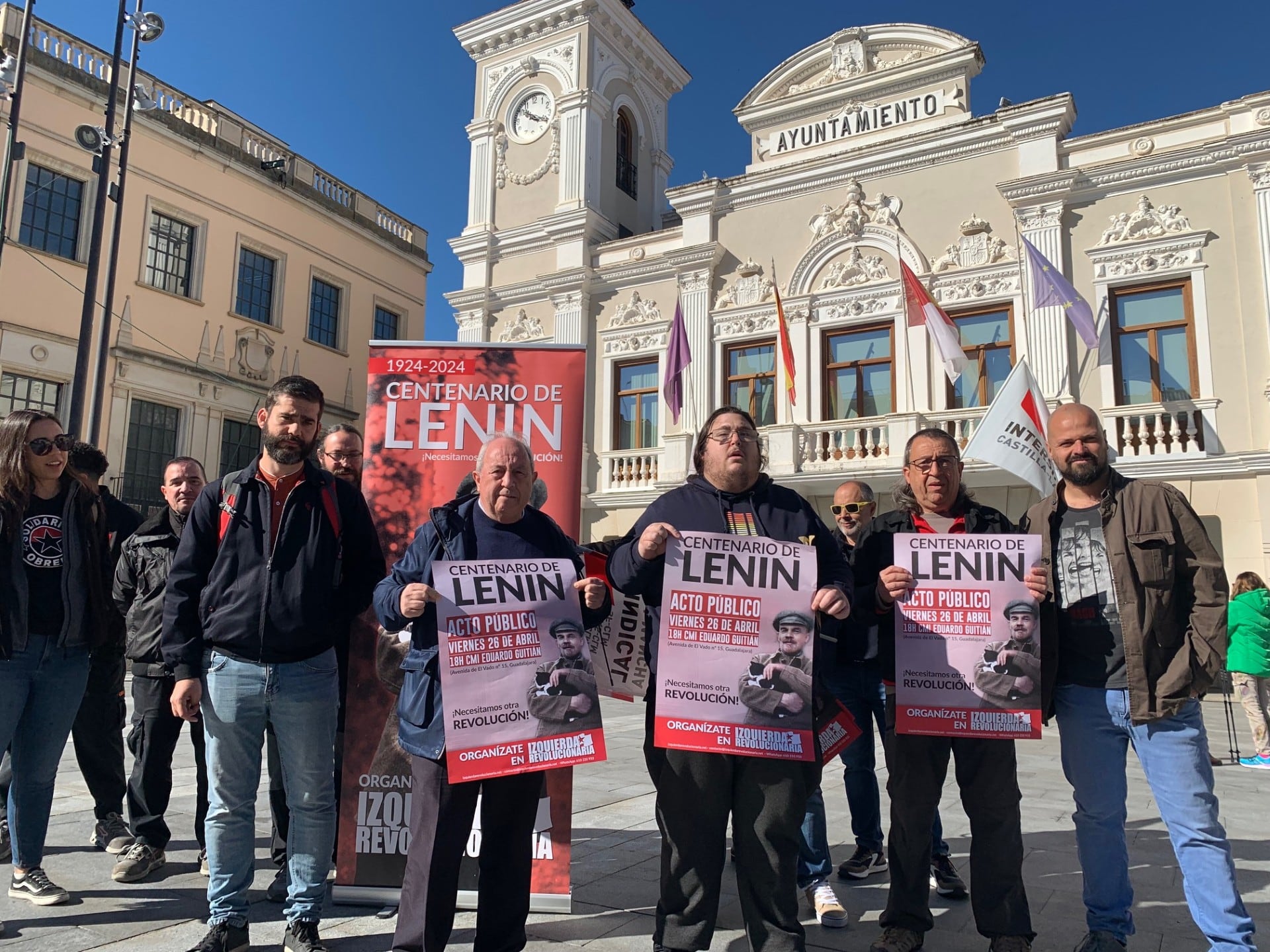 Organizadores acto Lenin