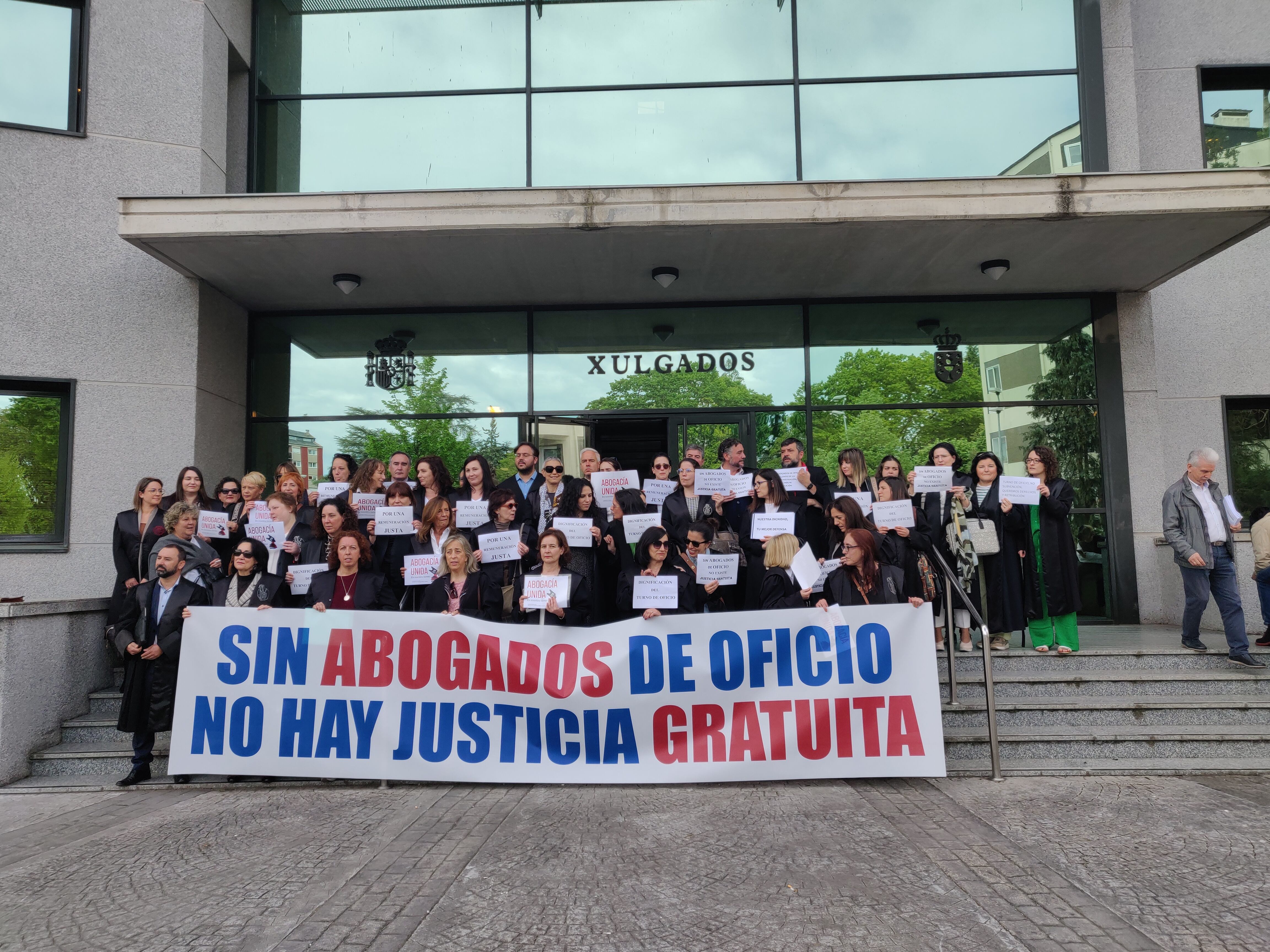 Concentración en Lugo de los abogados del Turno de Oficio