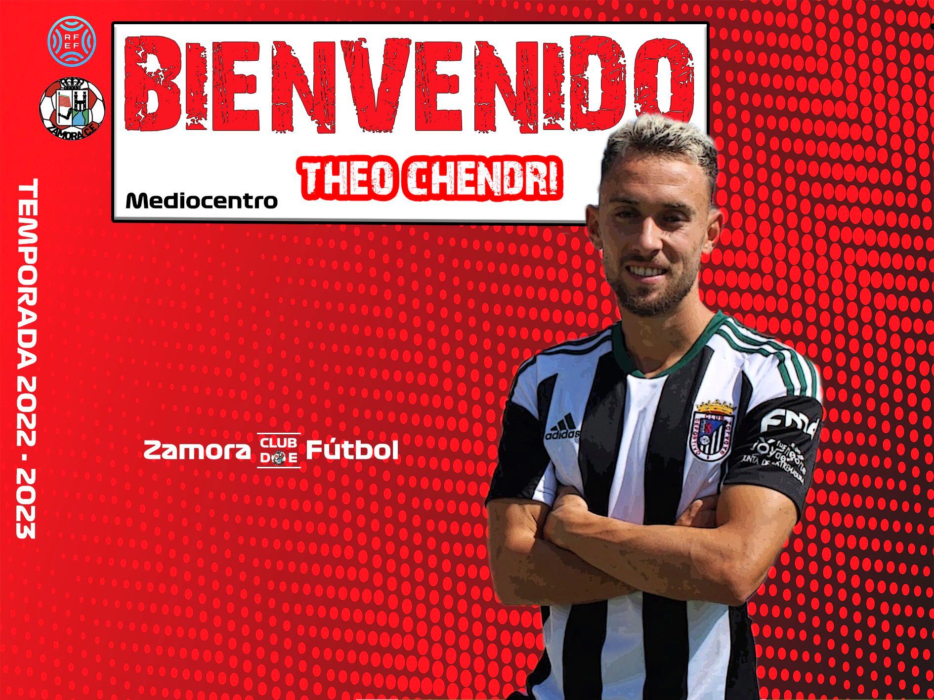 Theo Chendri, nuevo fichaje del Zamora CF