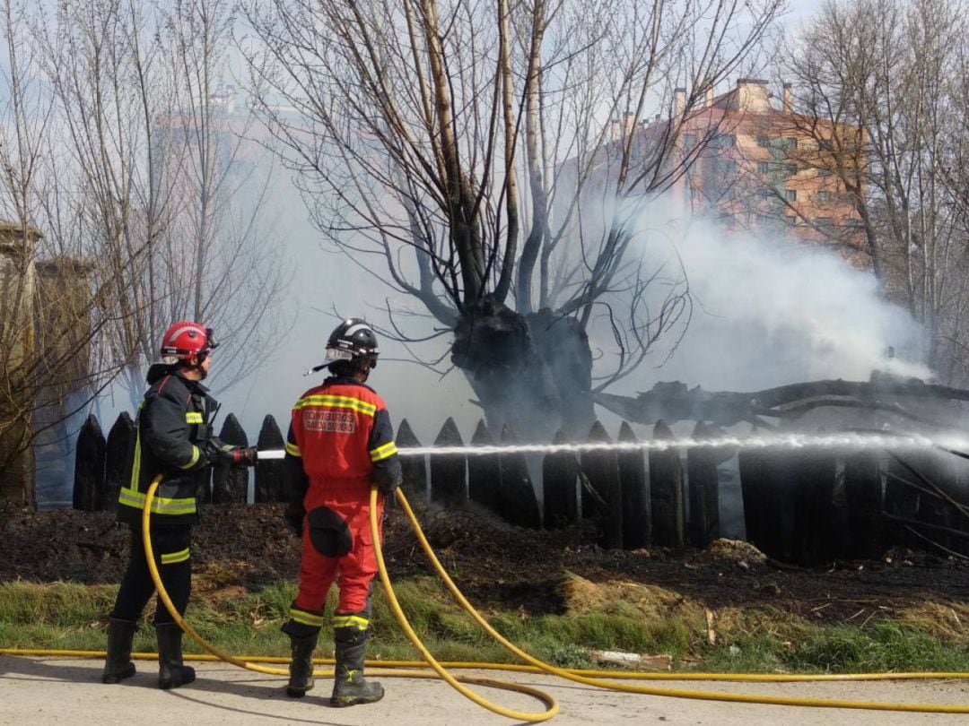 Imagen de archivo de una actuación de los bomberos