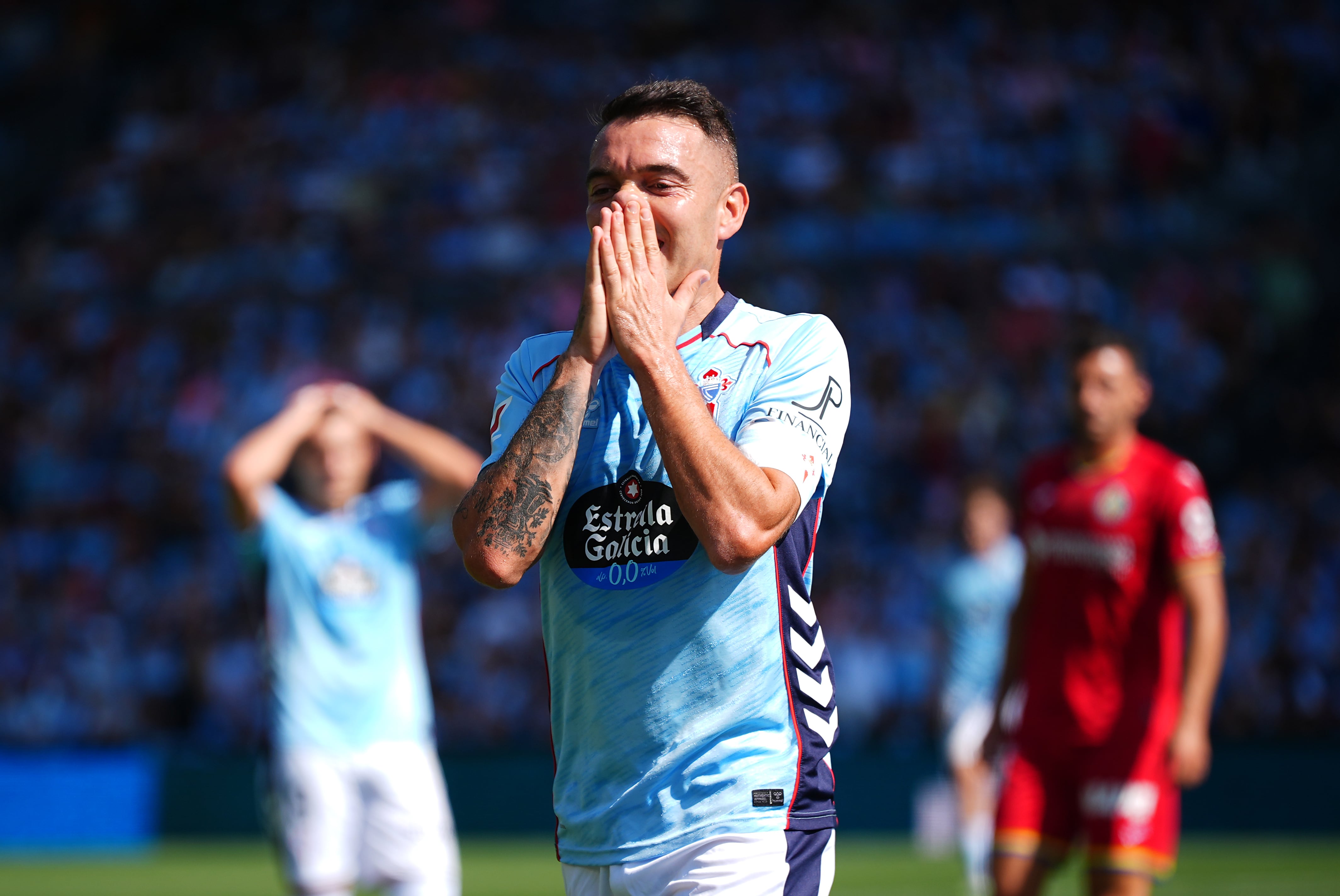 Iago Aspas, en el Celta de Vigo-Getafe de LaLiga