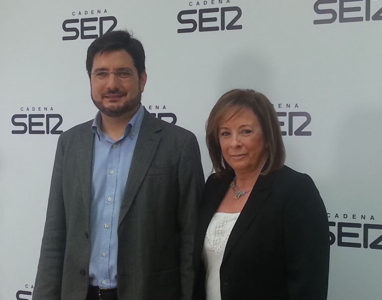 Ignacio Blanco y Marga Sanz, candidatos a liderar las listas de EU a la Generalitat, protagonizan su primer cara a cara antes de las primarias en la Cadena Ser