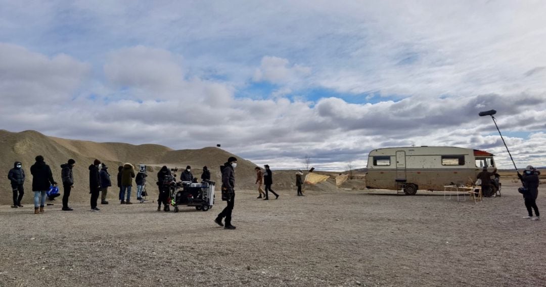 Imagen de uno de los últimos rodajes en la provincia de Teruel