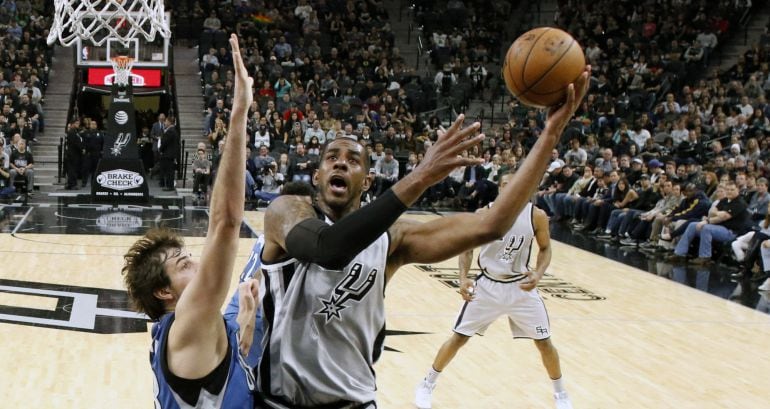 LaMarcus Aldridge, durante un partido ante Minnesota Timberwolves