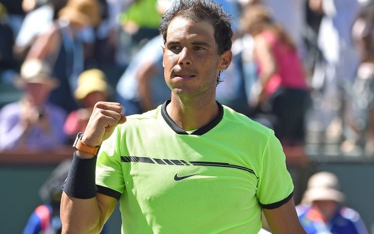 Nadal cierra el puño tras eliminar a Fernando Verdasco