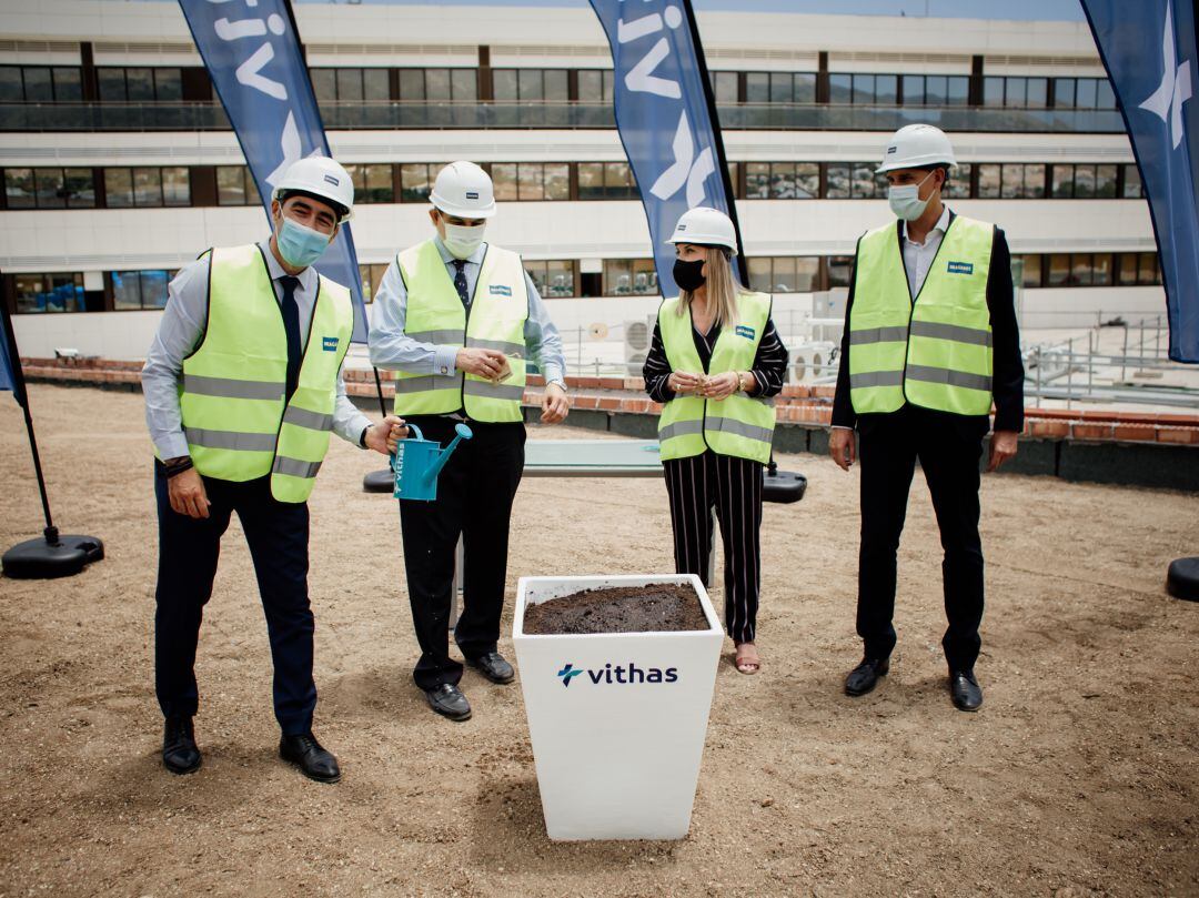De izquierda a deracha Víctor Navas, José María Ramón de Fata, Mercedes Mengíbar y José Antonio Ródenas