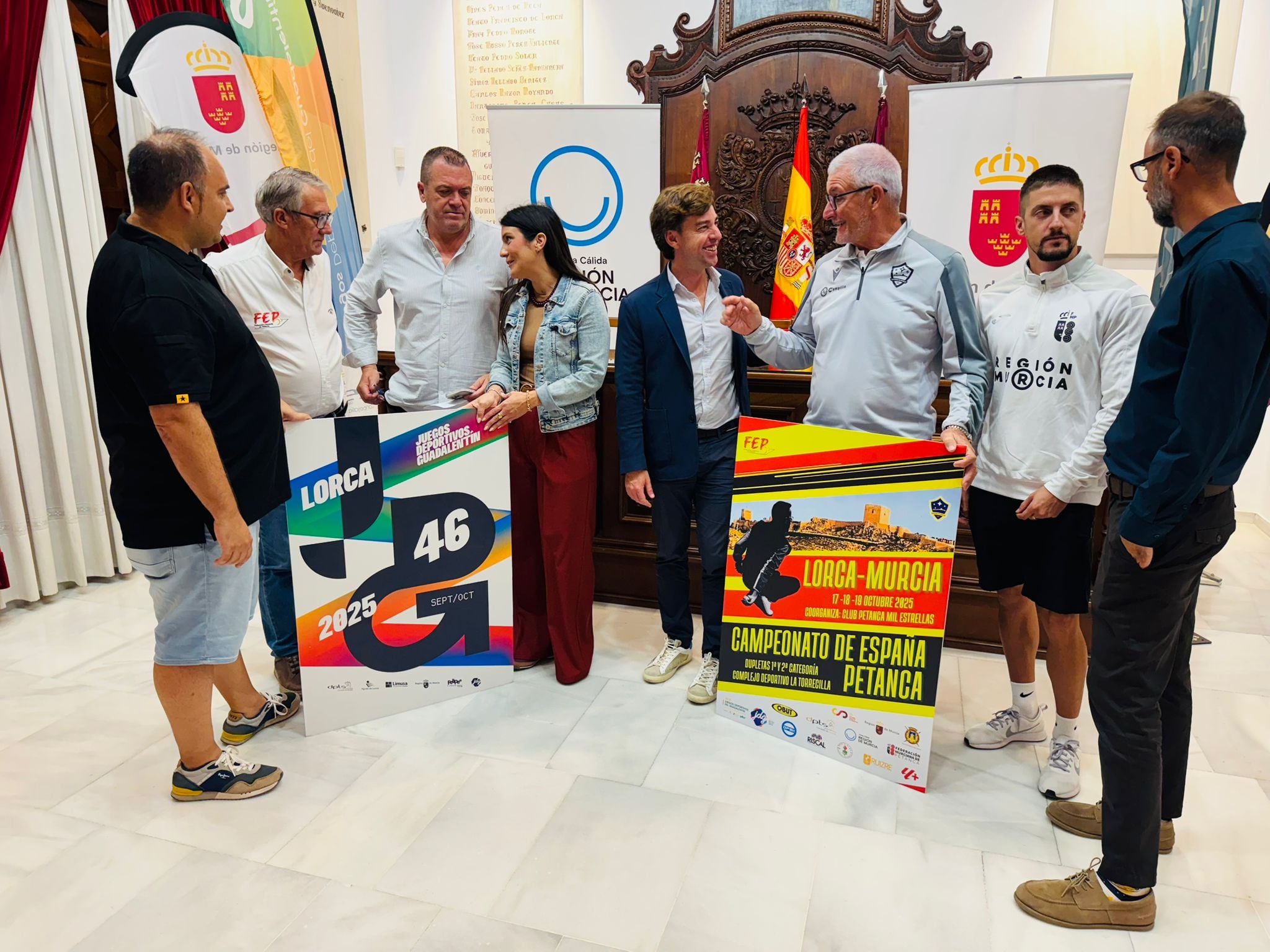 Presentación del Campeonato de Petanca