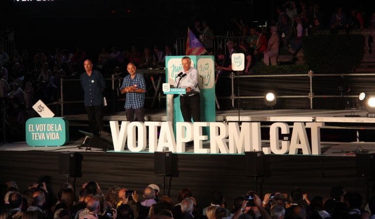 Acte de campaña de Junts pel Sí.