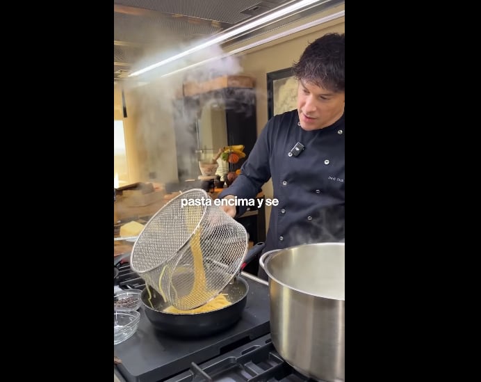 Jordi Cruz explica por qué no hay que hacer caso al tiempo de cocción del paquete de pasta