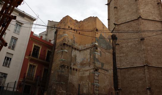 Edificio del relojero visto desde la parte trasera