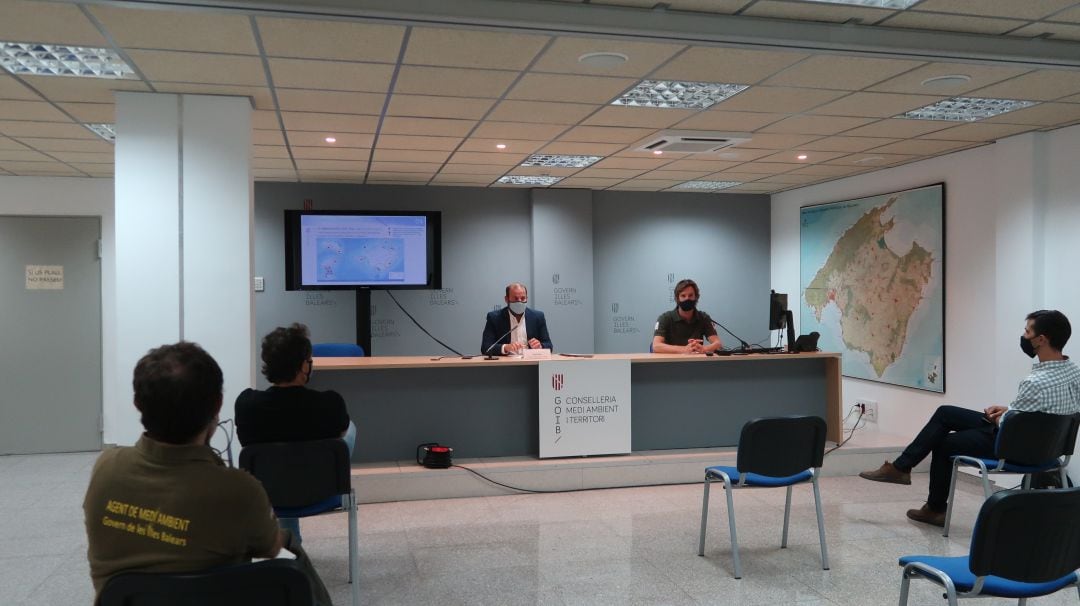 Un momento durante la presentación del balance