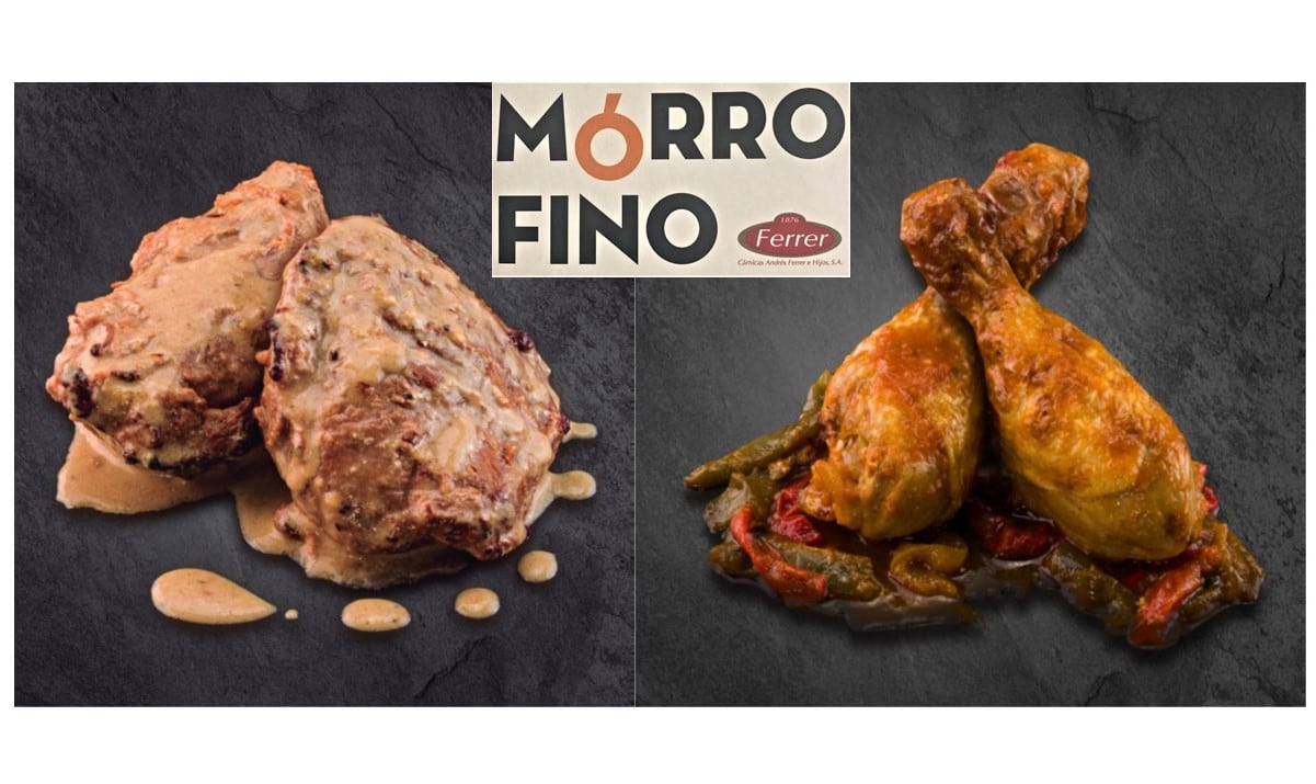 Las carrilleras en salsa de boletus y el pollo al chilindrón son los primeros productos gourmet de Cárnicas Ferrer que ha salidos al mercado