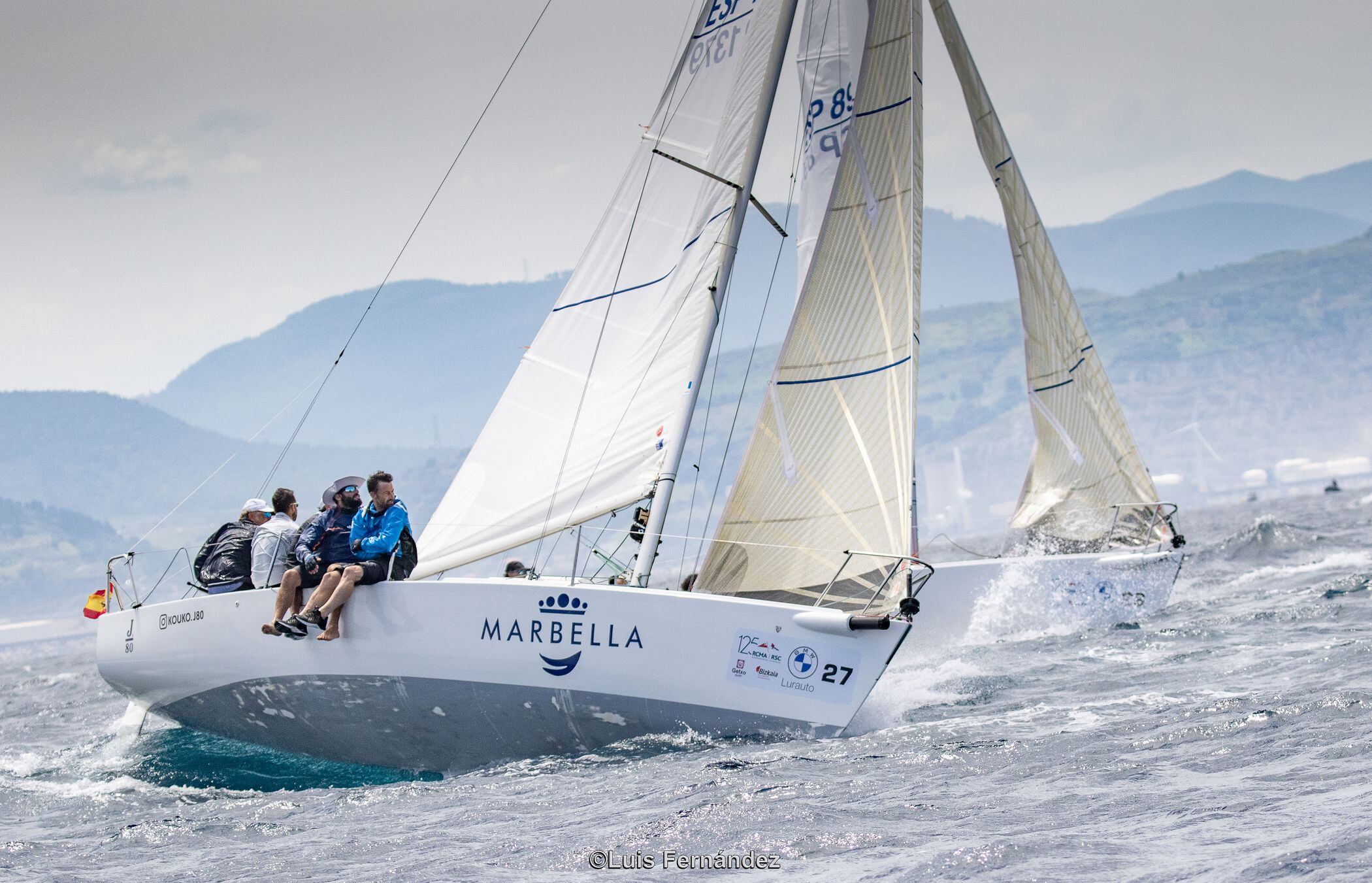 El Campeonato de España de J/80, contó entre los 27 monotipos participantes con el barco andaluz ‘Ciudad de Marbella-Team Kouko’