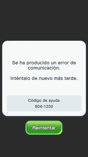 Error de comunicación con Super Mario Run