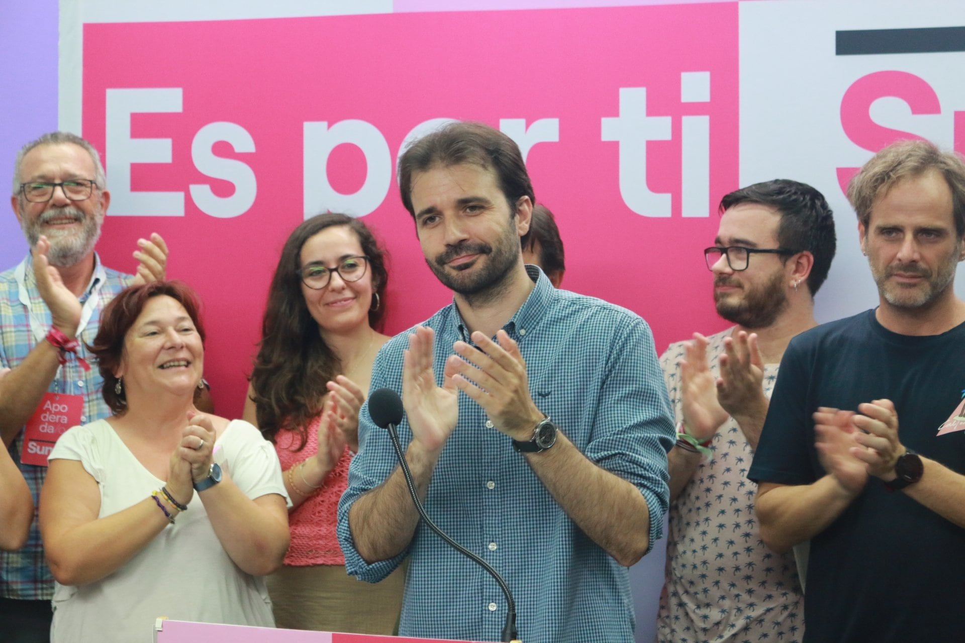 Javier Sánchez Serna, cabeza de lista al Congreso de los Diputados por Sumar y secretario general de Podemos en la Comunidad de Murcia. @EQUORM