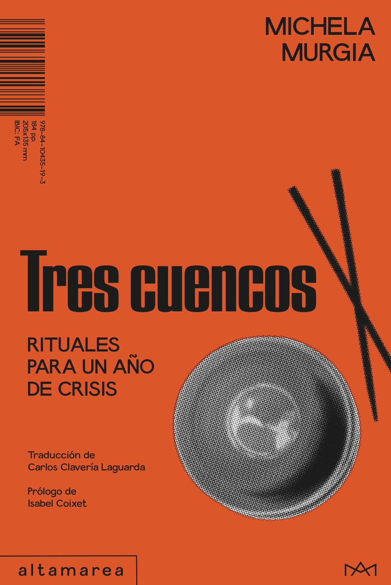 Cubierta de &#039;Tres cuencos&#039;, de Michela Murgia