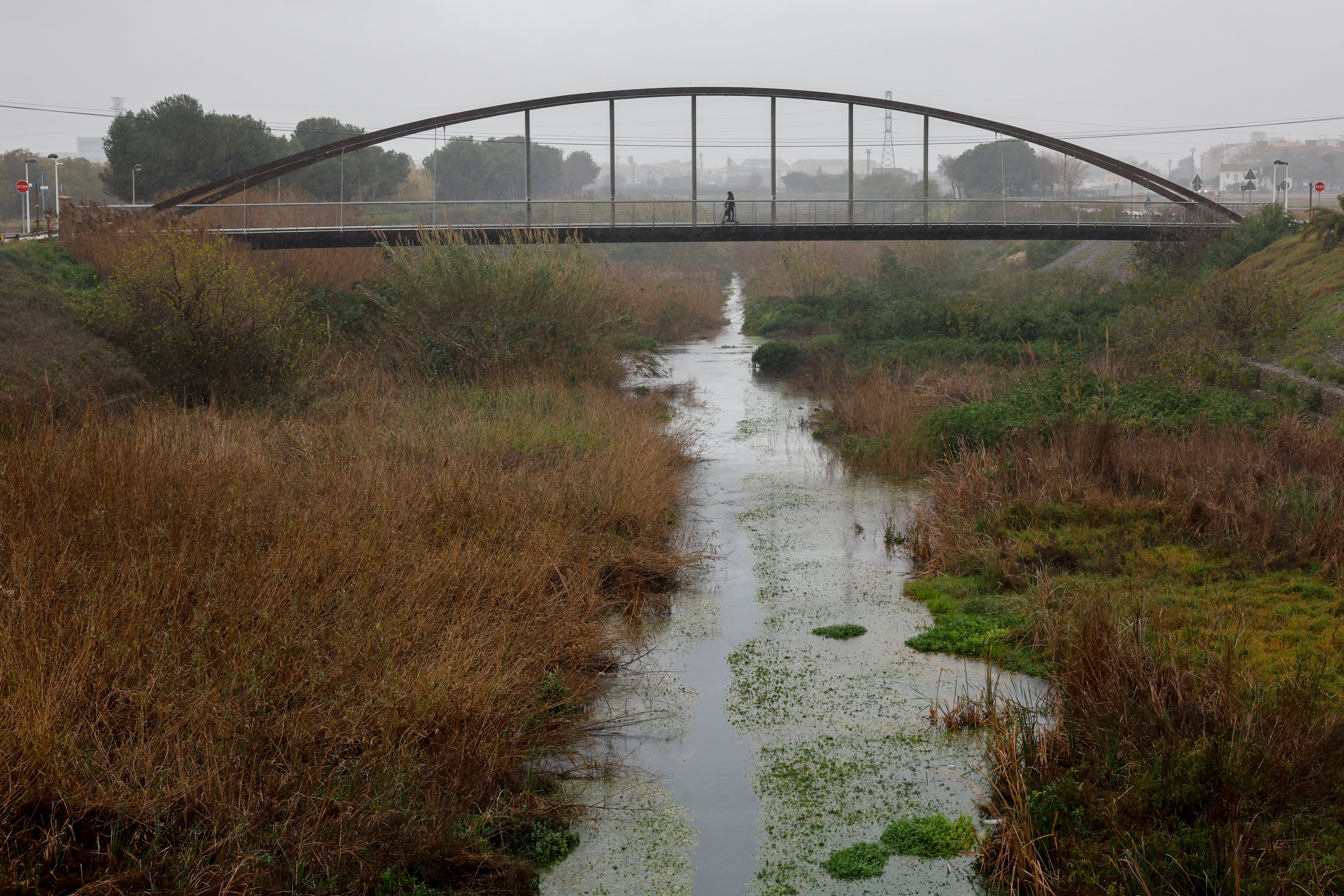 Puente sobre el barranco del Carraixet, en Alboraia (Valencia) 