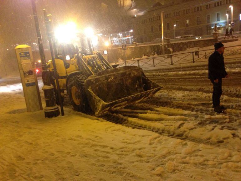 FCC actuando en las calles de Segovia