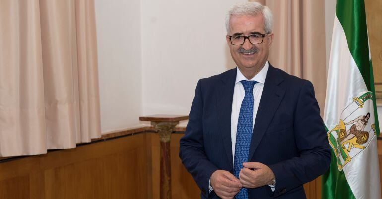 El vicepresidente de la Junta, Manuel Jiménez Barrios