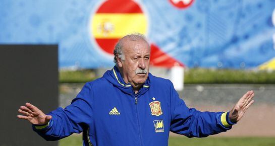 El seleccionador español Vicente del Bosque.