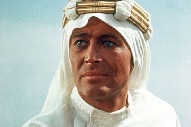 Peter O’Toole como Lawrence de Arabia