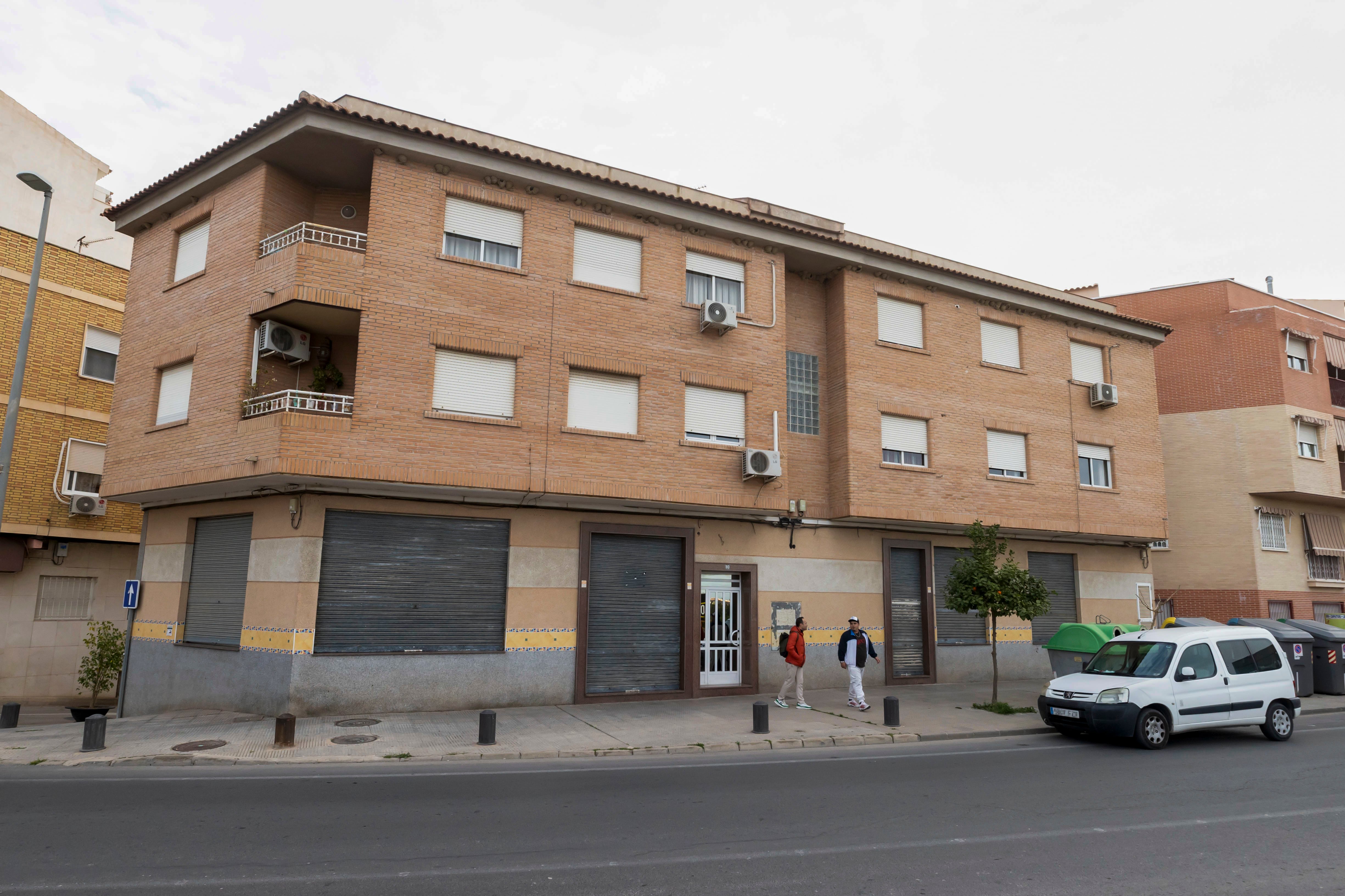 Edificio donde se produjo el feminicidio