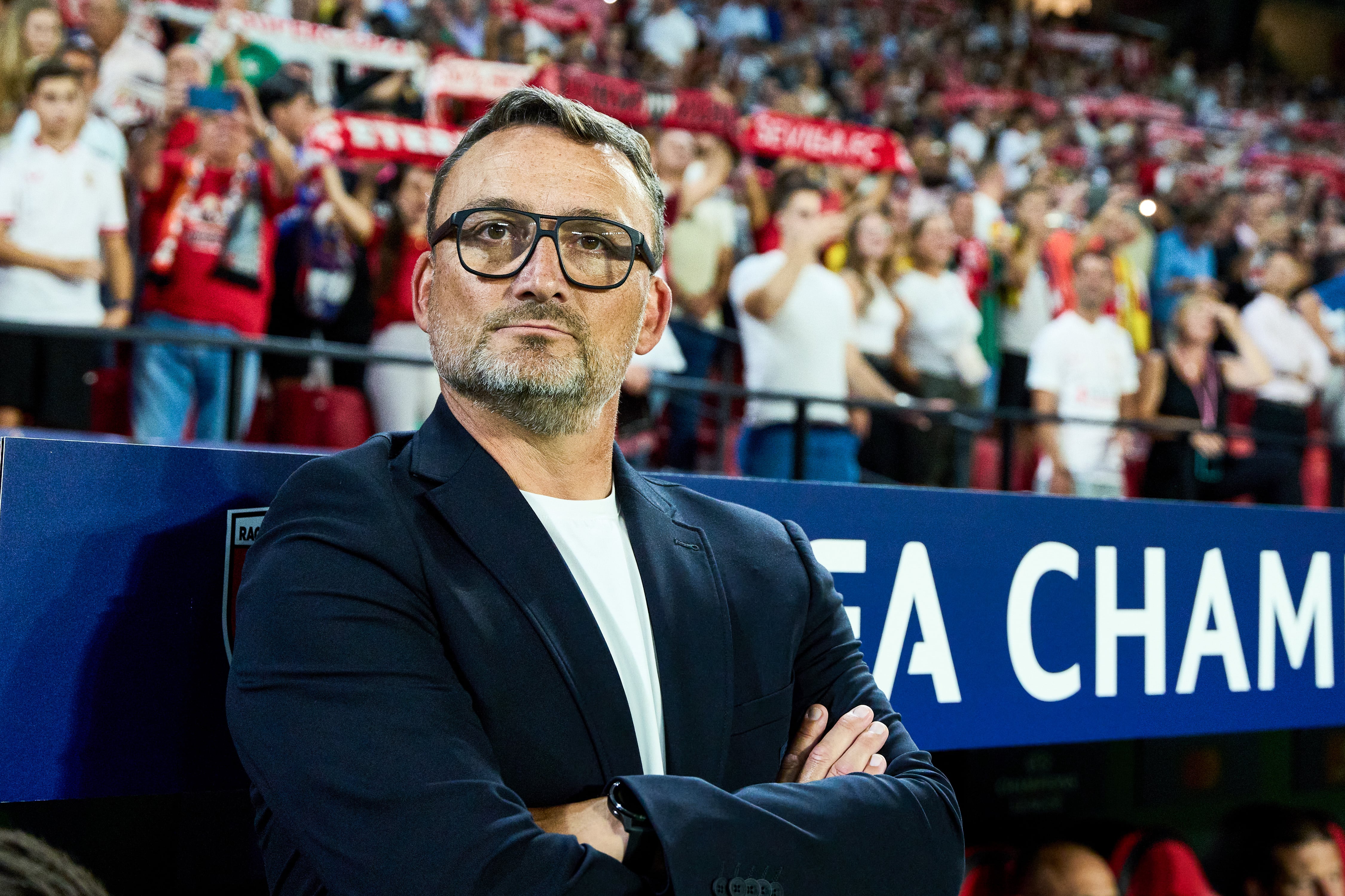 Franck Haise, durante el partido contra el Sevilla FC