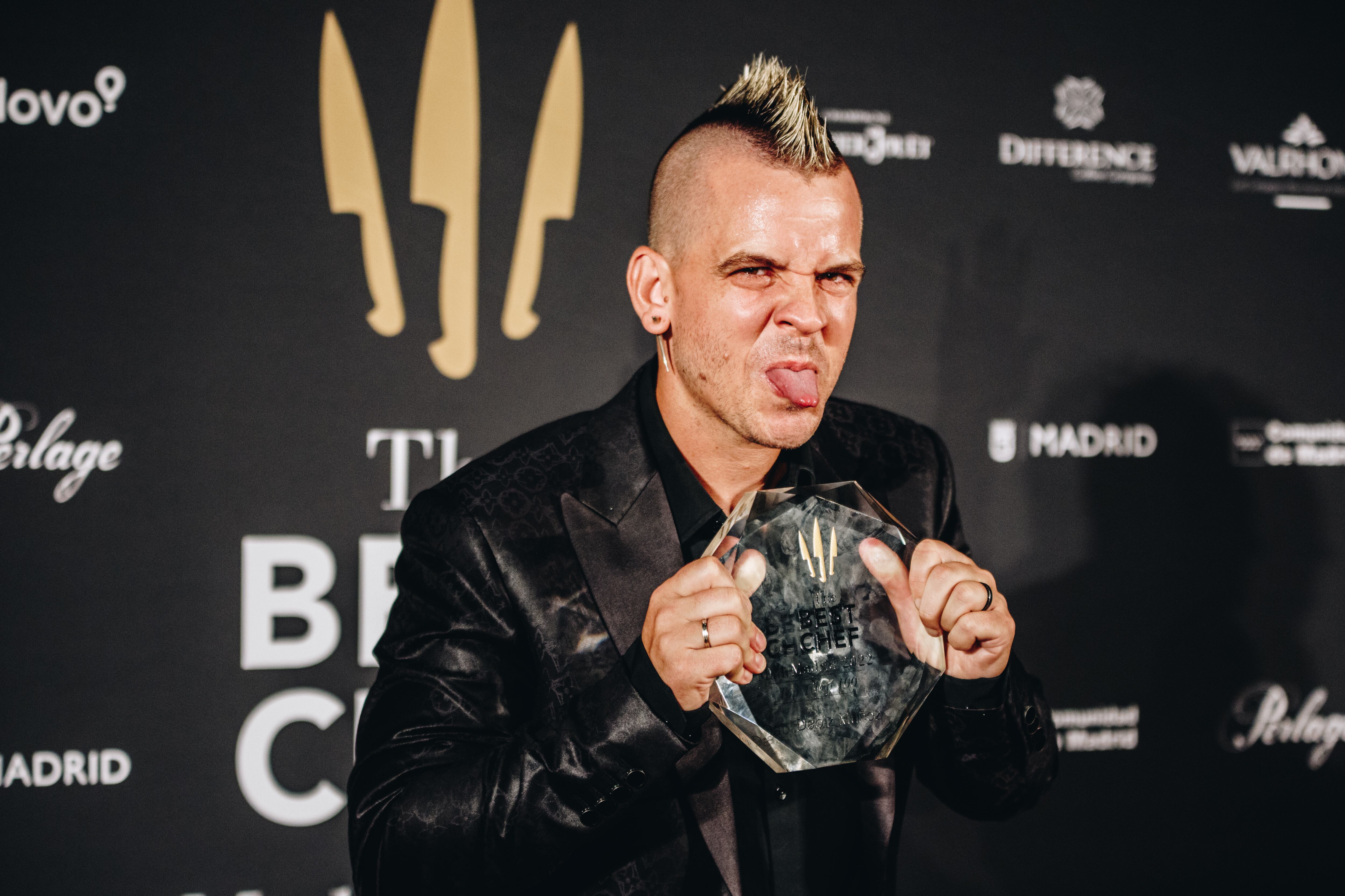 David Muñoz, en la gala The Best Chef 2022.