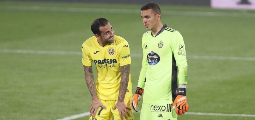 Jordi Masip en el choque ante el Villarreal