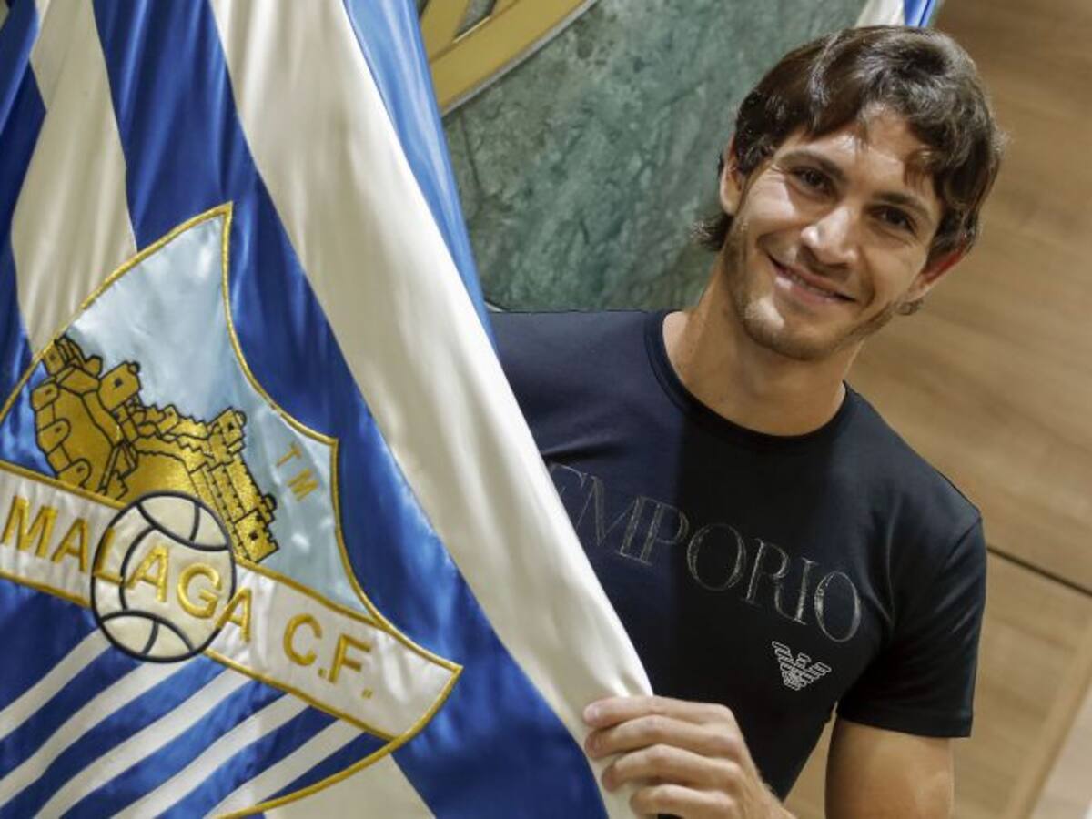 Presentación de Gustavo Blanco por el Málaga