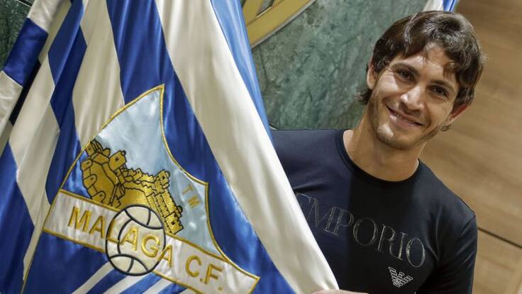 Presentación de Gustavo Blanco por el Málaga