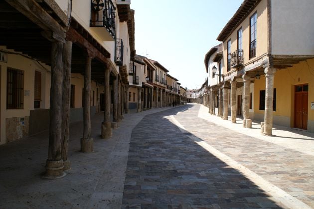 Soportales de las calles de Ampudia