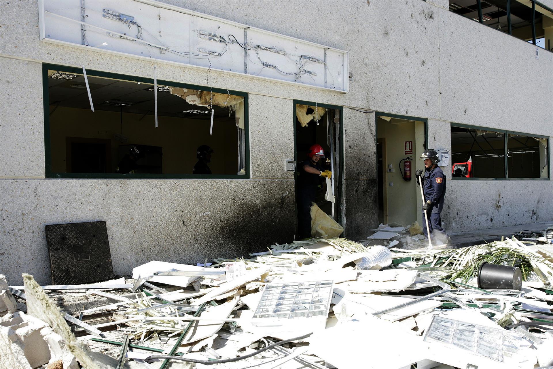 Los daños materiales fueron cuantiosos