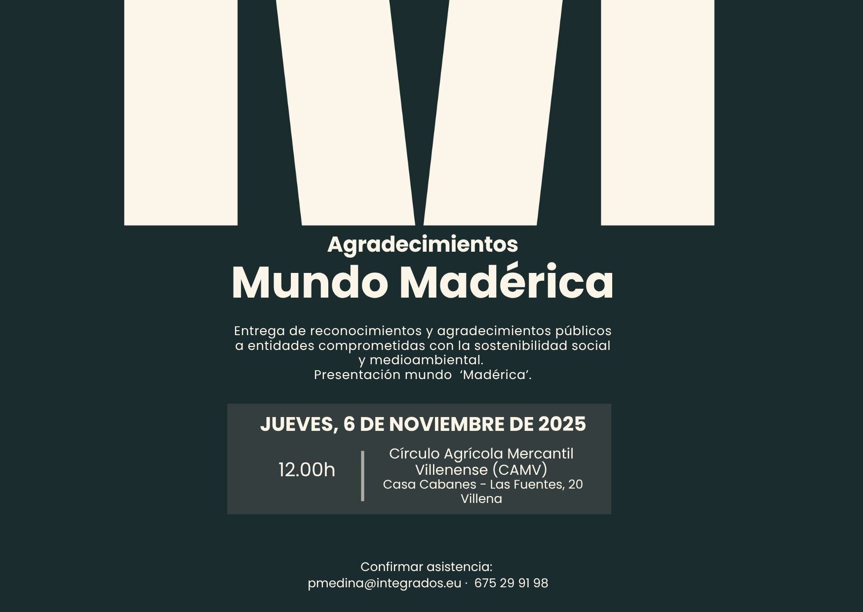 Cartel del acto