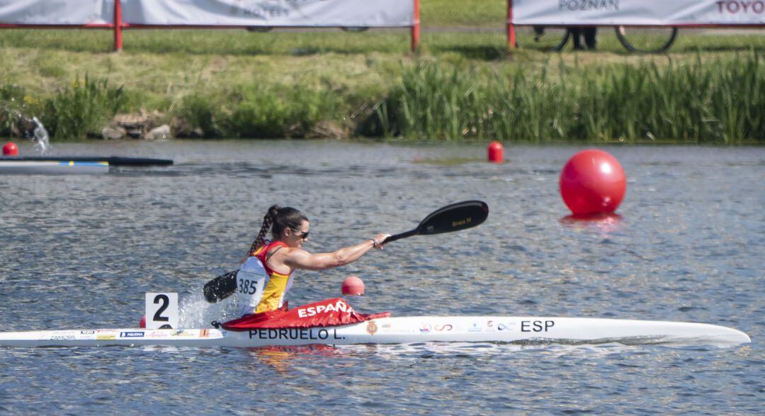 Laura Pedruelo, en su serie en el Europeo