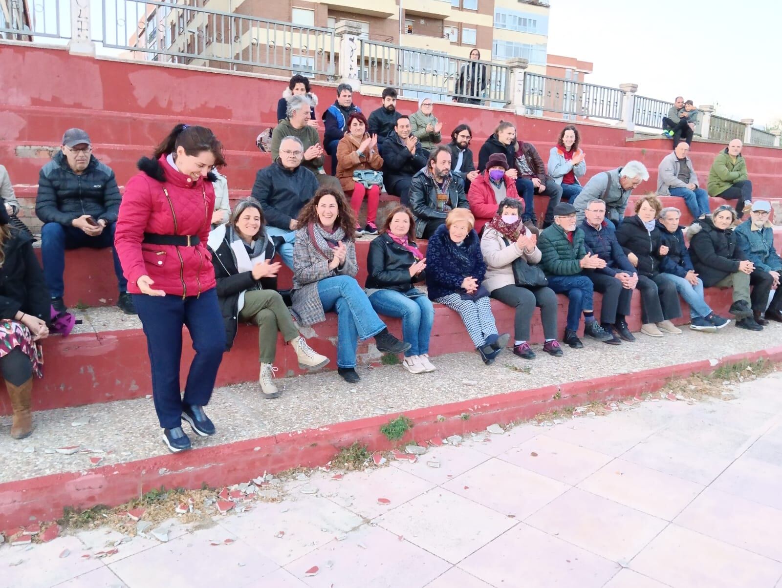 Las gradas del auditorio acogieron este acto