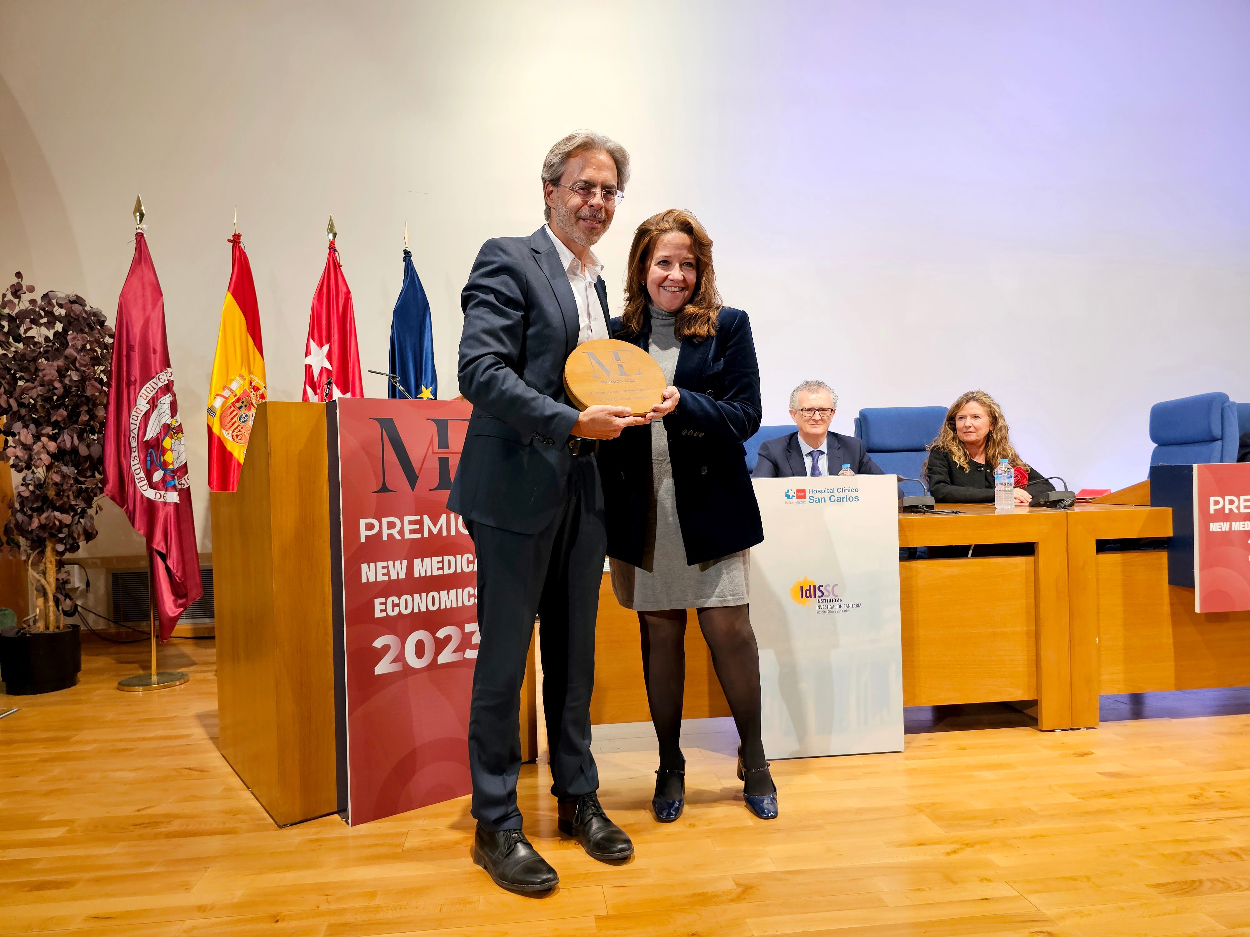 Premios NME. Tomás Urda y Fátima Matute