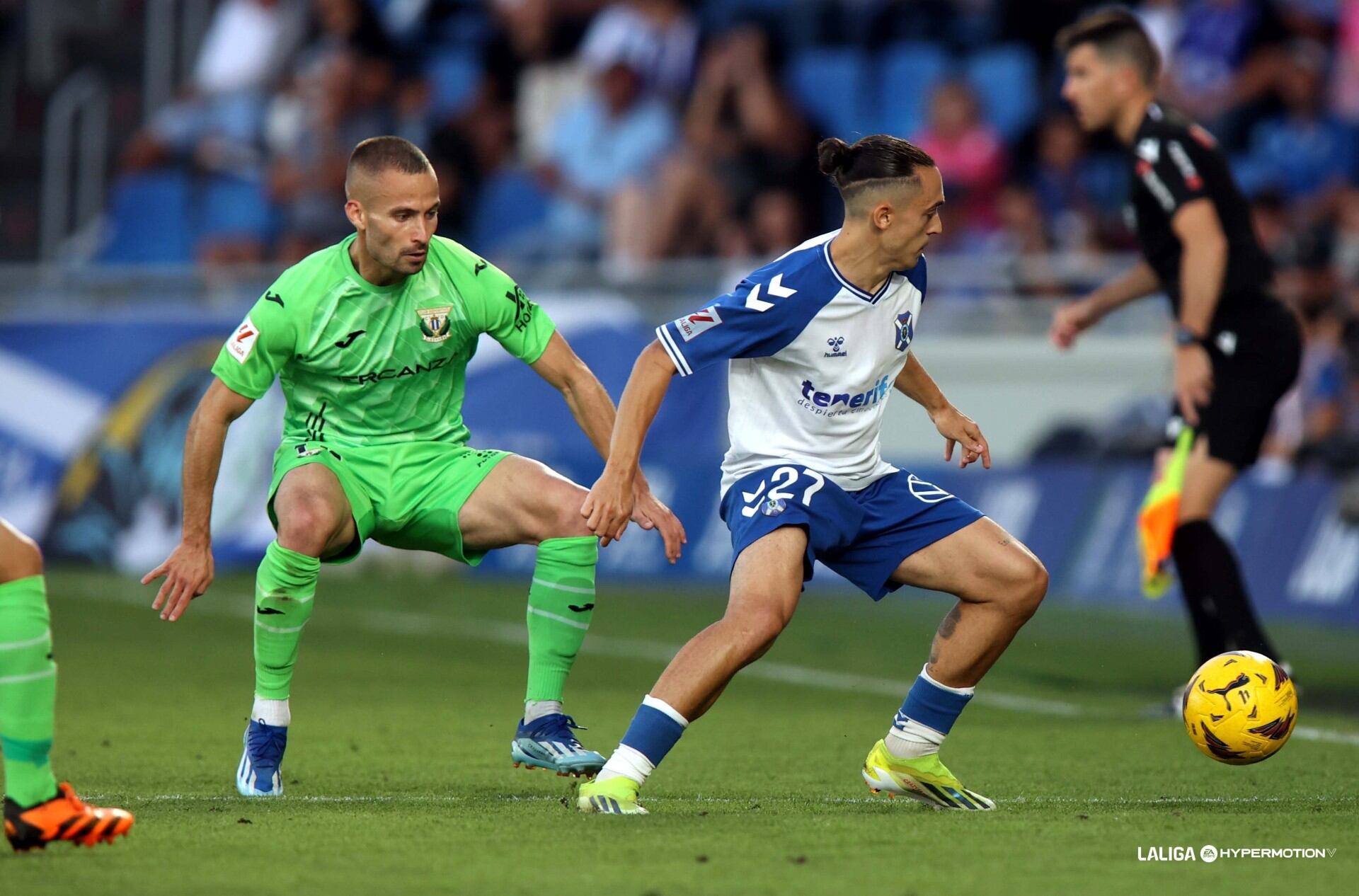 Luismi Cruz en una acción del partido ante el Leganés.