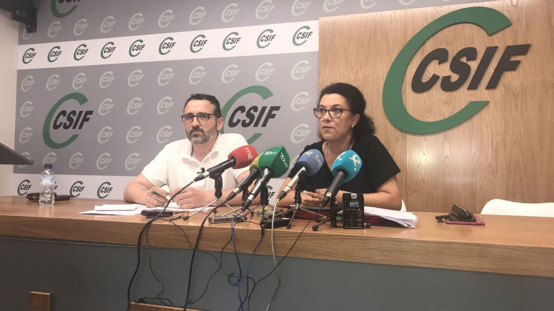 Rueda de prensa de CSIF sobre las actas de infracción a Ambulancias Tenorio