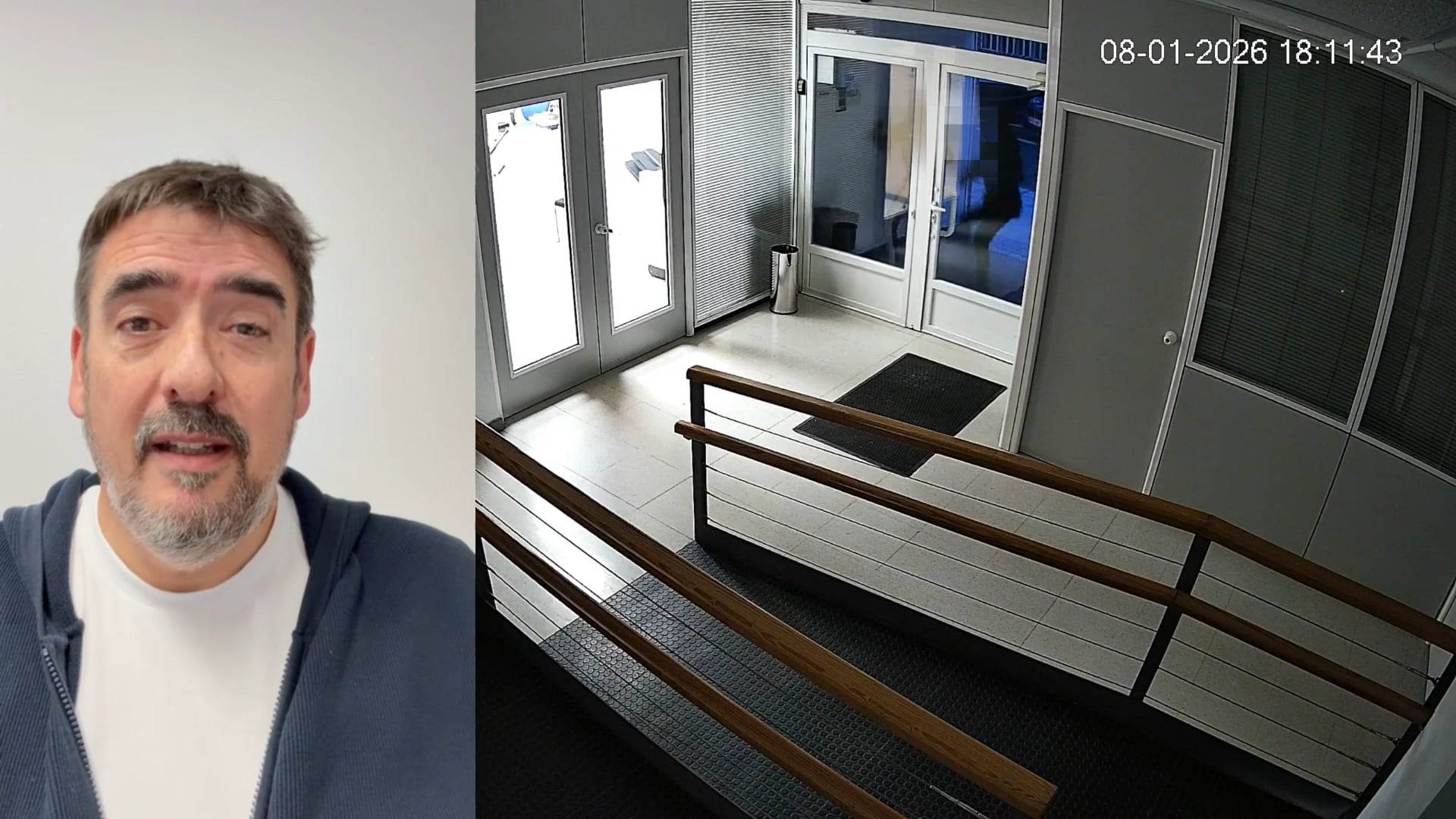 Rafael Esteban y sede PSOE