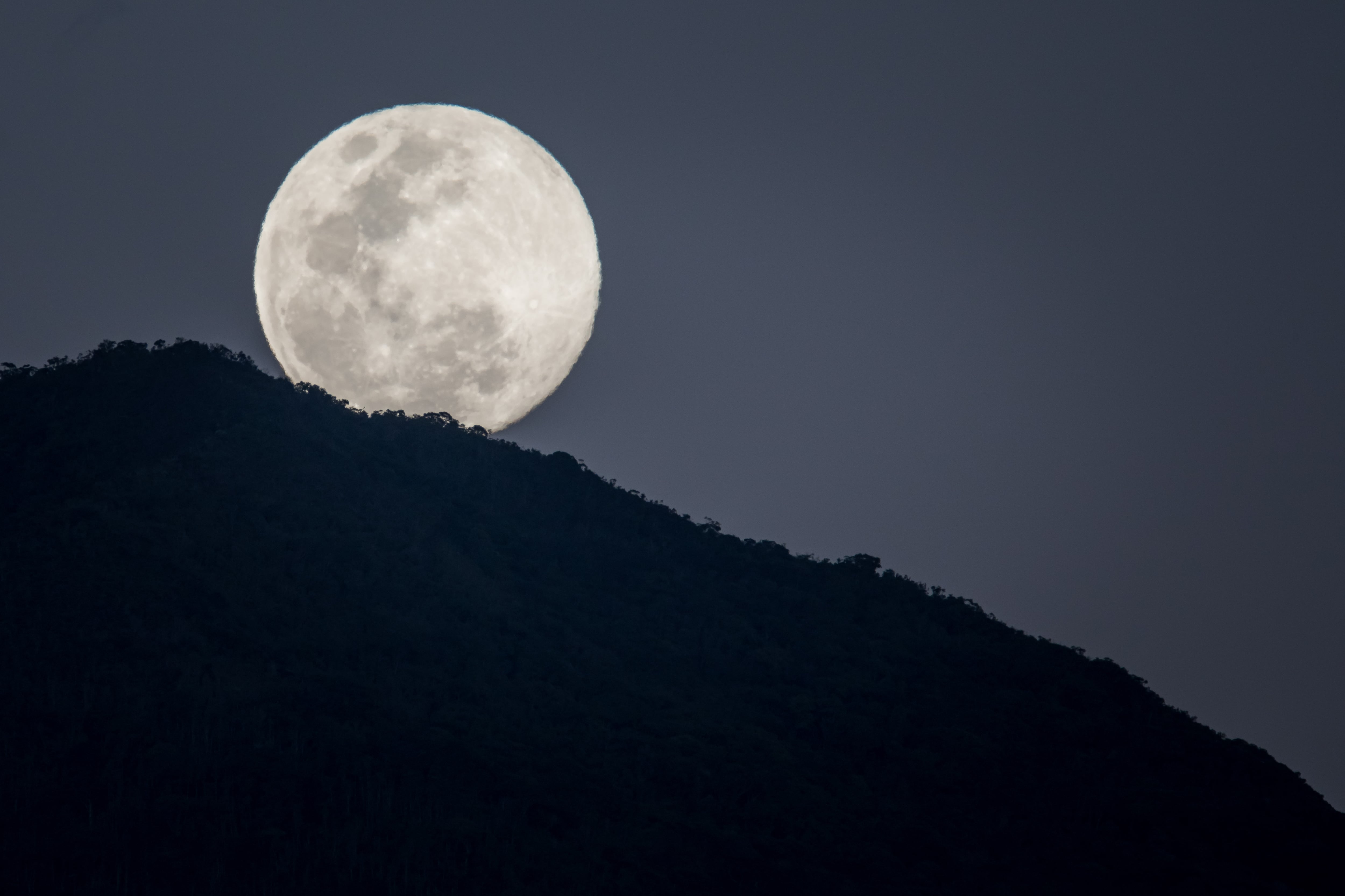 Vista de la Luna llena