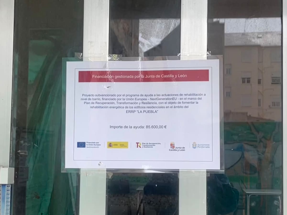 Denuncian "indefensión" por el bloqueo del ayuntamiento de Ponferrada de las ayudas del Gobierno a rehabilitación de edificios