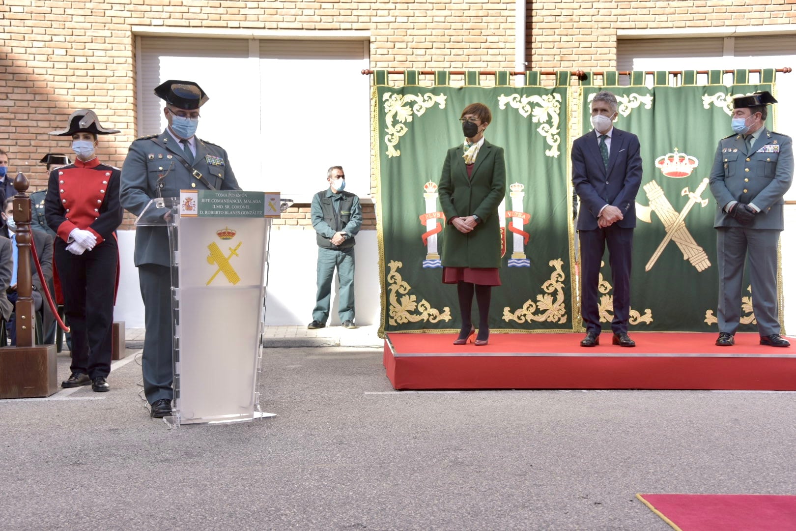 Toma posesión del nuevo coronel de la Guardia Civil de Málaga