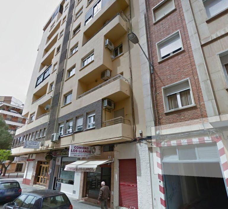 Imagen de un edificio de Albacete donde algunas casas disponen de aire acondicionado