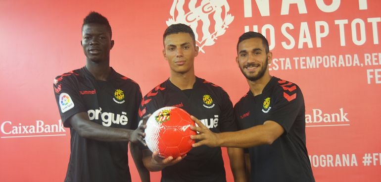 Els jugadors presentats aquest dilluns.