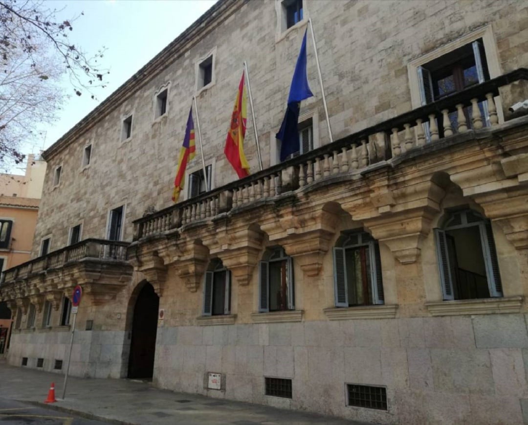 Imagen de la fachada de la Audiencia Provincial de Baleares.