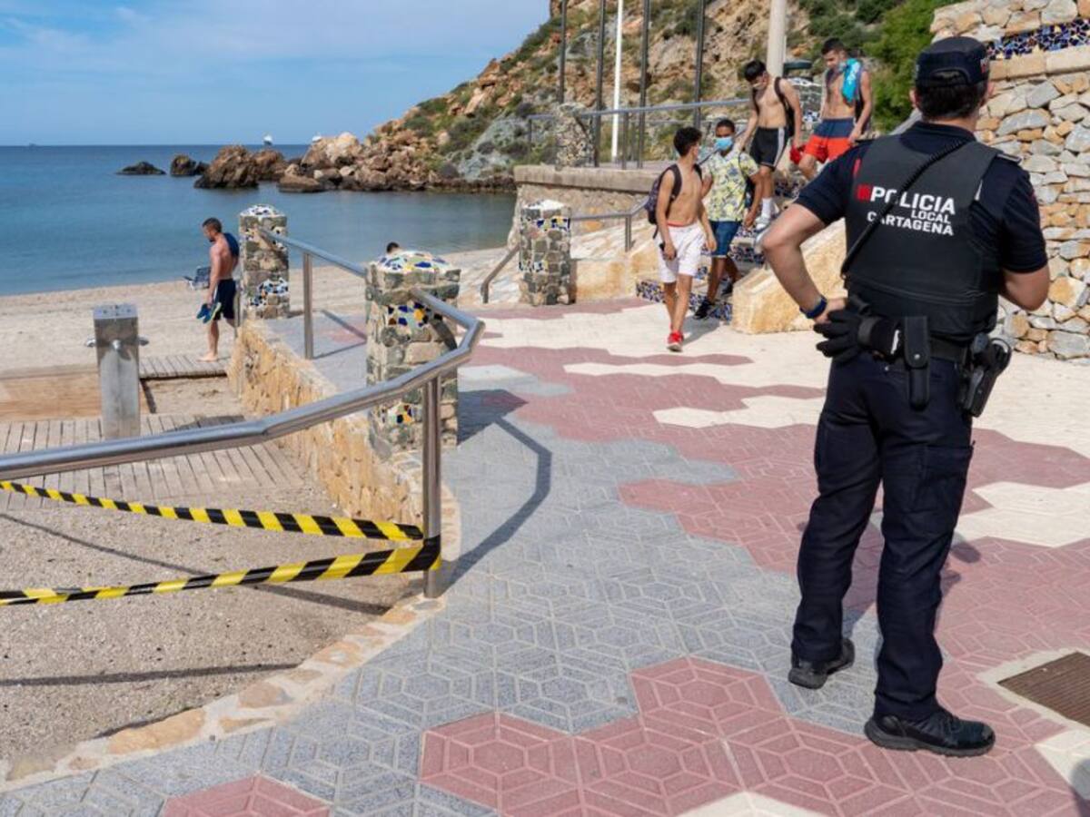 Dispositivo especial de verano para reforzar el control en las playas del litoral de Cartagena
